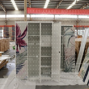 3 Swing cửa thép/Kim loại Locker tủ quần áo in ấn Mô hình tủ almirah đầy màu sắc hình ảnh mô hình kim loại <span class=keywords><strong>container</strong></span> tủ quần áo - Product Image 5