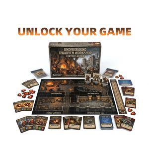 FUXI Underground Dwarven Workshop Educational Handmade Board Game Cooperative Fantasy Adventure <b>Cardboard</b> <b>Box</b> Full Color - Product Image 2