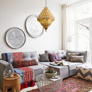 <span class=keywords><strong>Hollow</strong></span> Retro <span class=keywords><strong>LED</strong></span> Antique màu đồng ánh sáng mặt dây chuyền Arabic đèn chùm treo ánh sáng E27 phù hợp Ma-rốc đèn - Product Image 5