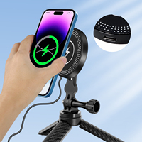 Mini trépied en aluminium avec réglage de la réduction des vibrations, support pour DJI Osmo Pocket 4 / Action 6, pour GoPro, pour Insta360, pour téléphone, pour vlog