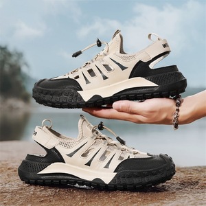 Nouvelles sandales décontractées pour hommes en maille respirante, style été - Semelle souple, sport et loisirs - Product Image 4