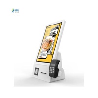 Kiosque de paiement de commande en libre service de 27 "Kiosque de commande en libre service Petit kiosque de restauration rapide compact