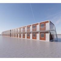 Maisons conteneurs en acier préfabriquées sur mesure en gros 20FT/40FT – Taille personnalisable, design moderne, isolation thermique, résistance au vent