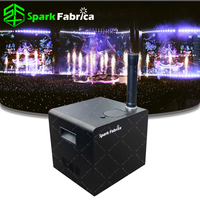 Machine à feux d'artifice à étincelles froides électriques en métal pour extérieur, 650W, allumage rapide, jet de 7 et 10 mètres, DMX disponible, pour spectacles et événements