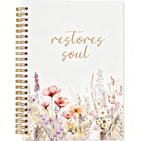 Carnet à spirale A4 durable, ligné, format personnalisé, logo imprimé, papier recyclé 100 g/m², agenda personnalisé pour étudiants et salles de classe