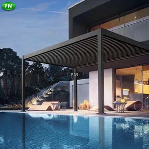 Toldo Automático para Terraza Exterior, Descuento del 2-20%, Pabellón de Aluminio de 12x16, Gazebo para Exteriores con Recubrimiento en Polvo para Piscina - Product Image 2