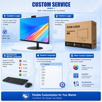 OEM Factory 23.8" FHD IPS All-in-One Desktop PC Intel Core I3/i5/i7 4th-13th Gen DDR4 8GB Touch Screen Optional CE FCC ROHS