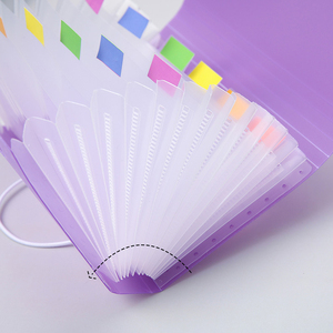 Bán Buôn <span class=keywords><strong>Mini</strong></span> A6 Văn Phòng Phong Bì Túi Mở Rộng Pvc Bốn Màu Tập Tin Tài Liệu Thư Mục - Product Image 2