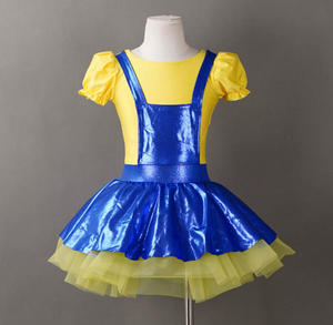 Mädchen Patriotisches Cheerleader-Kostüm Uniform Rock Gestreiftes Matrosenmädchen Marine Ballett-Tanzkostüm Bühnenauftritts-Kostüm - Product Image 6