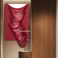 Peinture murale 3D moderne oeuvre abstraite créative décor peinture hôtel cuir sculpture art mural pour salon art décoratif
