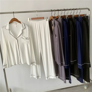 Vente <span class=keywords><strong>en</strong></span> gros : Vêtements de nuit <span class=keywords><strong>pour</strong></span> femmes grandes tailles <span class=keywords><strong>en</strong></span> modal, pyjamas couleur unie, tenues décontractées amples <span class=keywords><strong>pour</strong></span> la maison et le quotidien - Product Image 5