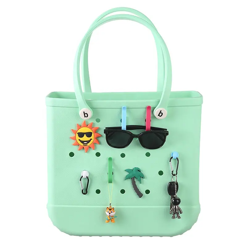 2024 New fashion Beach bag hook Key chain Hook Hole bag accessories Decorative bag accessories 3 sets