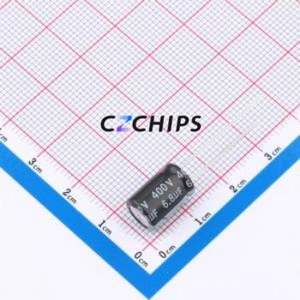 Condensador Electrolítico de Aluminio de Orificio Pasante DHC400M685G124S1AA, Orificio Pasante, D8xL12mm 6.8uF 20% 400V 80mA-120Hz - Product Image 1