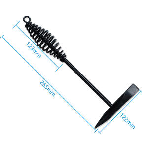 ค้อนตีตะกอนเหล็กกล้าคาร์บอนสำหรับช่างเชื่อมไฟฟ้า 300g-500g ค้อนสปริงปลายแหลมหลายขนาด ค้อนช่างไฟฟ้าแบบแขวน - Product Image 2