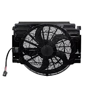 64506908124 64546919051 64546921381 pour BMW X3 X5 climatisation condenseur <span class=keywords><strong>radiateur</strong></span> ventilateur de refroidissement ventilateur électrique - Product Image 1