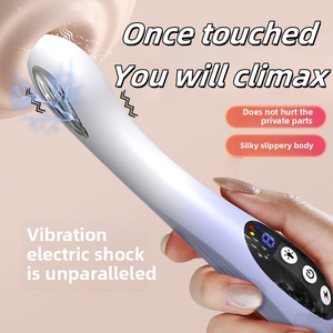 Masturbador de venta directa de fábrica para mujer Shock G-Point Juguetes sexuales de silicona Vibradores de clítoris y vagina para mujeres - Product Image 3