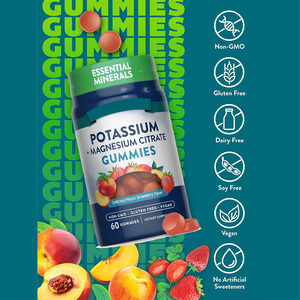 <strong>Bulk</strong> Potassium <strong>Magnesium</strong> Gummies With Potassium and <strong>Magnesium</strong> Supplements for Sodium Potassium and <strong>Magnesium</strong> - Product Image 2