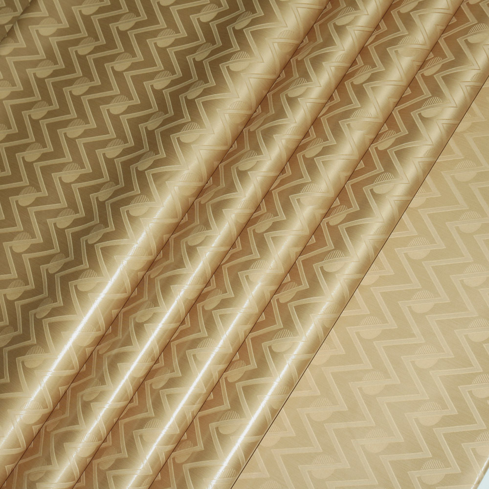 Khaki Textile Printing Latest Design Guinea Brocade Dresses Jacquard Cotton Fabric African Bazin Fabric Traditional Garment