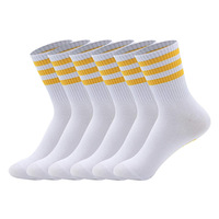 Chaussettes de sport brodées unisexes personnalisées à côtes épaisses Chaussettes à poignées de tennis