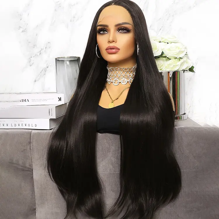 Free Shipping Wet And Wavy Lace Front Wig Raw 13X4 13X6 Pre Pluck Hd Lace Frontal Human Hair Wigs Straight