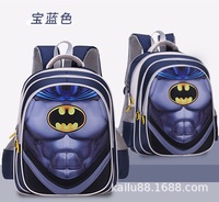 Nouveau Sac à Dos Scolaire Style Musculaire pour Enfants, Cartable de Dessin Animé pour Garçons de 1ère à 6ème Année, Sac à Dos de Protection de la Colonne Vertébrale, Vente en Gros Fabricant