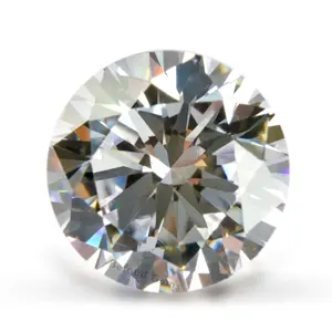 Moissanite sintetica allentata a taglio brillante con pietre di diamante Moissanite di colore bianco Super D per la creazione di gioielli