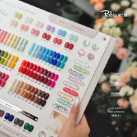 Kit de vernis à ongles en gel saisonnier populaire ZRKGEL 135 pièces, UV LED Soak Off, pour grossistes en produits pour ongles, avec kit de gel à ongles sans TPO et HEMA