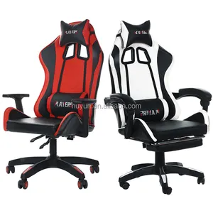 Cheap Racing Massage Chair Computer Office LED Silla Gamer Masajeador Reclinable Con Luz RGB Cadeira de jogos Gaming Chairs