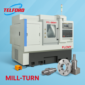 Высокоточный FCL-280MY 4-осевой токарный станок с ЧПУ, алюминиевый токарный станок, 3D-фрезерный сверхмощный токарный станок с ЧПУ, токарный станок с ЧПУ - Product Image 1