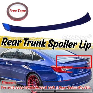 สปอยเลอร์หลังรถยนต์สีน้ำเงิน/ขาว สำหรับ Honda Accord Sedan 4 ประตู ปี 2018-2020 - Product Image 1