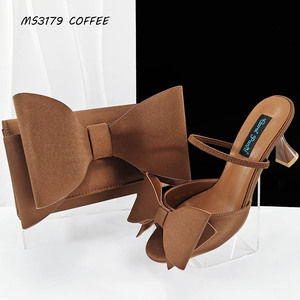 <span class=keywords><strong>Scarpe</strong></span> e borse con <span class=keywords><strong>tacco</strong></span> alto africano Set di borse italiane per piccoli ordini da donna Guangzhou - Product Image 2