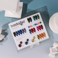 Badaga 24 Couleurs Gel Magnétique Effet Œil de Chat Cristal Diamant Sans HEMA UV LED Soak Off Vente en Gros pour Salons Marque Privée