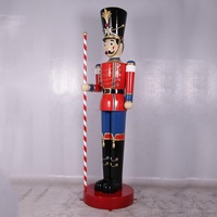 Grand Casse-Noisette Artisanal en Résine pour Noël, Casse-Noisette Géant de Noël, Grand Casse-Noisette d'Extérieur 180cm 210cm 240cm