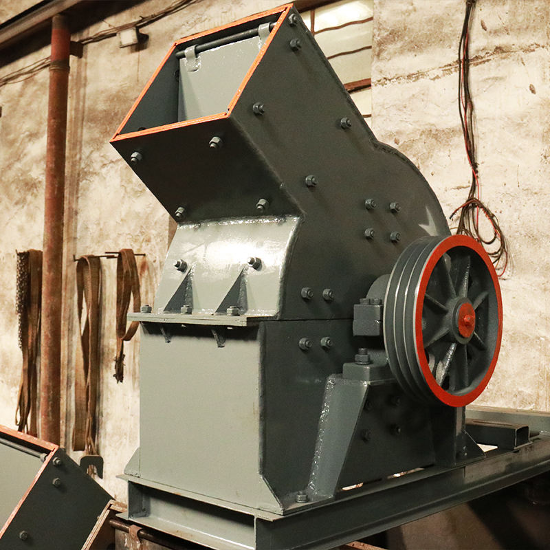 Small Mobile Stone Concrete Hammer Crusher PLC Control AC Motor Engine ...