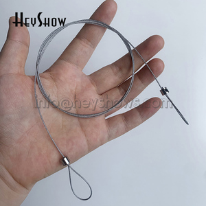 Heyshow bền ABS an ninh hiển thị chống trộm thép không gỉ Tether với kéo dây dây trong nhà/ngoài trời sử dụng - Product Image 3