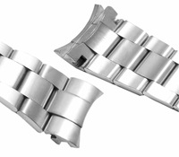 Bracelet de montre en acier inoxydable 20 21mm avec boucle à fermoir Glidelock pour bracelet pour bracelet de montre GMT