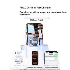 Cabezal <span class=keywords><strong>de</strong></span> Carga Rápida PD45W para <span class=keywords><strong>Cargador</strong></span> <span class=keywords><strong>Original</strong></span> 16 con Puertos Duales Tipo-C, Certificación PD3.0 3C - Product Image 2
