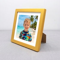 Cadre photo en bois massif 12x8 pouces avec support, cadre d'affichage de bureau pour affiches, photos, impressions, fournisseur OEM ODM personnalisé