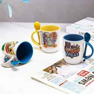 <span class=keywords><strong>Taza</strong></span> de Cerámica Estilo Marroquí con Cuchara, <span class=keywords><strong>Taza</strong></span> Navideña Rosa con Tapa y Cuchara, <span class=keywords><strong>Taza</strong></span> para Sopa Kurmio con Tapa y Cuchara, Logotipo Personalizado - Product Image 1