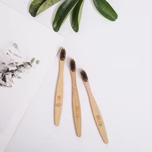 แปรงสีฟันสำหรับผู้ใหญ่ <span class=keywords><strong>Newday</strong></span> Natural ย่อยสลายได้ ผลิตจากขนแปรงถ่านอ่อนนุ่ม ผลิตภัณฑ์วีแกน ปราศจากสาร BPA ไม่มีของเสีย สำหรับใช้ในบ้าน - Product Image 2