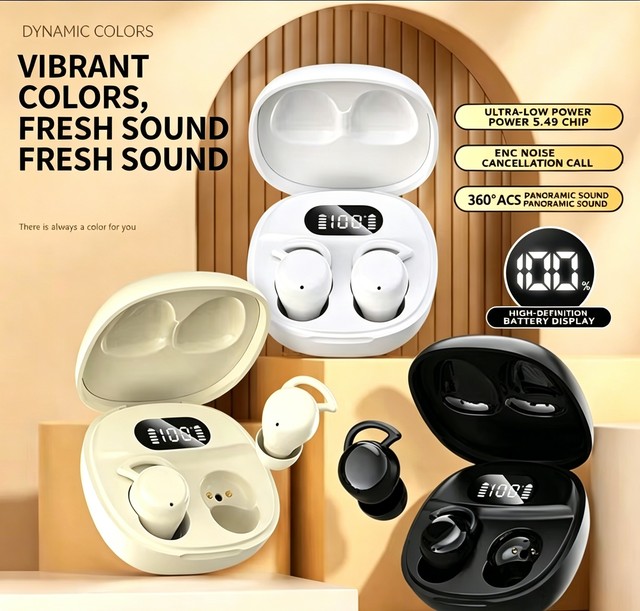 High Fidelity Ultra Soft Sleep Headphones for Side Sleepers with Thin Speakers & Long Playtime Ideal for Meditation and Relaxing