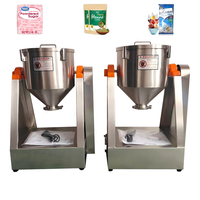 Mélangeur à double cône de laboratoire DZJX 2L-50L, machine de mélange de poudre à petite échelle ou pour l'alimentation et la céramique