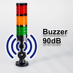 Luz de Señalización Industrial RS485 Modbus, Torre de Señalización LED de 3 Colores con Zumbador - Product Image 2
