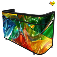 Écran LED Qray P2.5 haute résolution pour comptoir, affichage numérique intérieur, gamme de couleurs Adobe RGB 98%, luminosité 1000 cd, sur pied