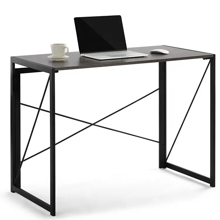Factory Supply Modern Industrial Office Studio Particle Board Steel Desk Furniture