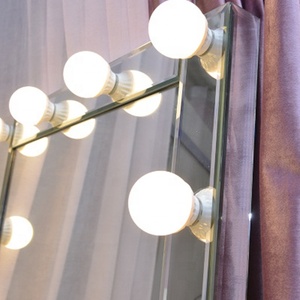 Pantalla táctil inteligente Marco de metal Iluminado Decorativo Peluquería Bombilla Piso <span class=keywords><strong>Cuerpo</strong></span> Led Vestidor <span class=keywords><strong>Espejo</strong></span> de maquillaje de longitud completa - Product Image 6