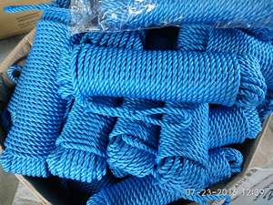 <span class=keywords><strong>Cuerda</strong></span> de Película Dividida Trenzada de PE Azul de Alta Resistencia de 6 mm <span class=keywords><strong>para</strong></span> Embalaje, Marca Hongyun - Product Image 4