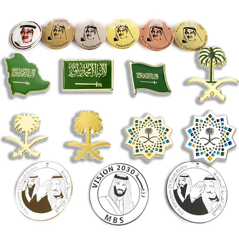 Metall Custom Saudi Arabisch Uae Neu Expo Dubai Anstecknadel Abzeichen Uae National Day Pins Aviation Uae Pin