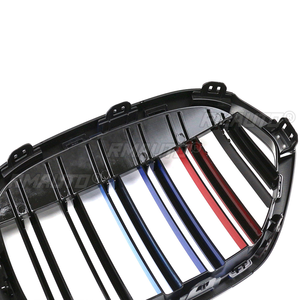 Calandre de pare-chocs avant pour BMW X1 F48 LCI 2020 - 2022, aspect fibre de carbone, style M Performance, pièces de rechange pour calandre de course - Product Image 6