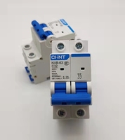 Disjoncteur miniature CHINT NXB-63 Série 1P-4P MCB 10A-63A Protection contre les surintensités en cuivre 230V/400V